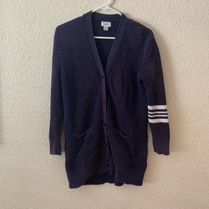 Old navy blue deep v cardigan